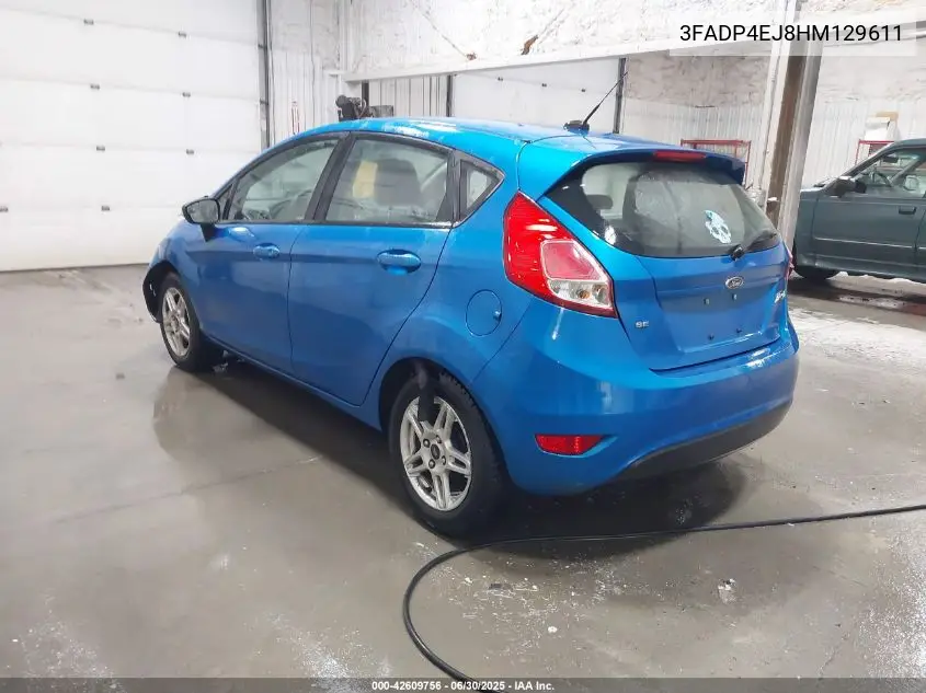 2017 Ford Fiesta Se VIN: 3FADP4EJ8HM129611 Lot: 42609756