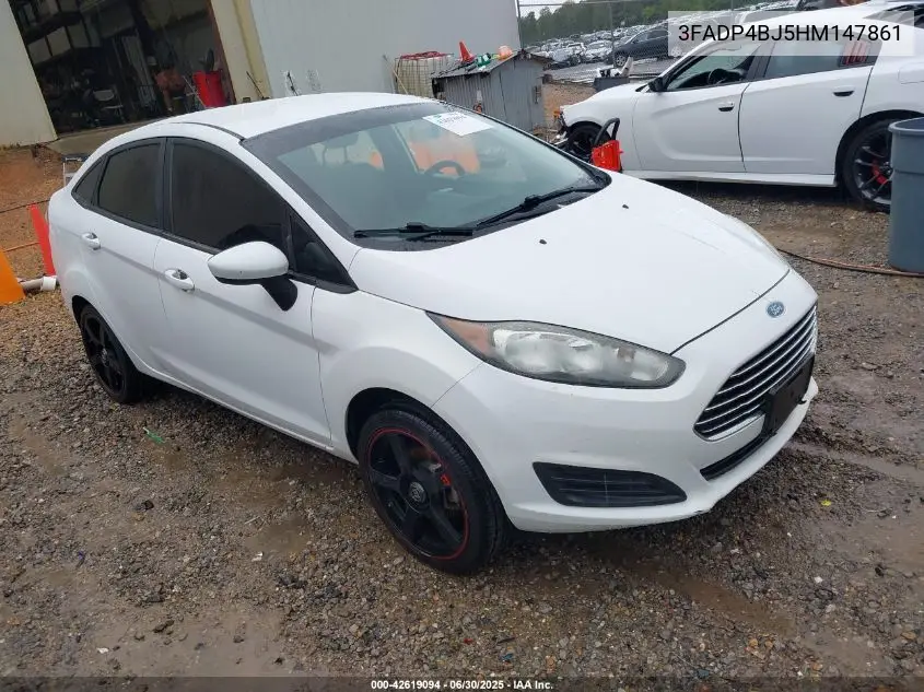 2017 Ford Fiesta Se VIN: 3FADP4BJ5HM147861 Lot: 42619094