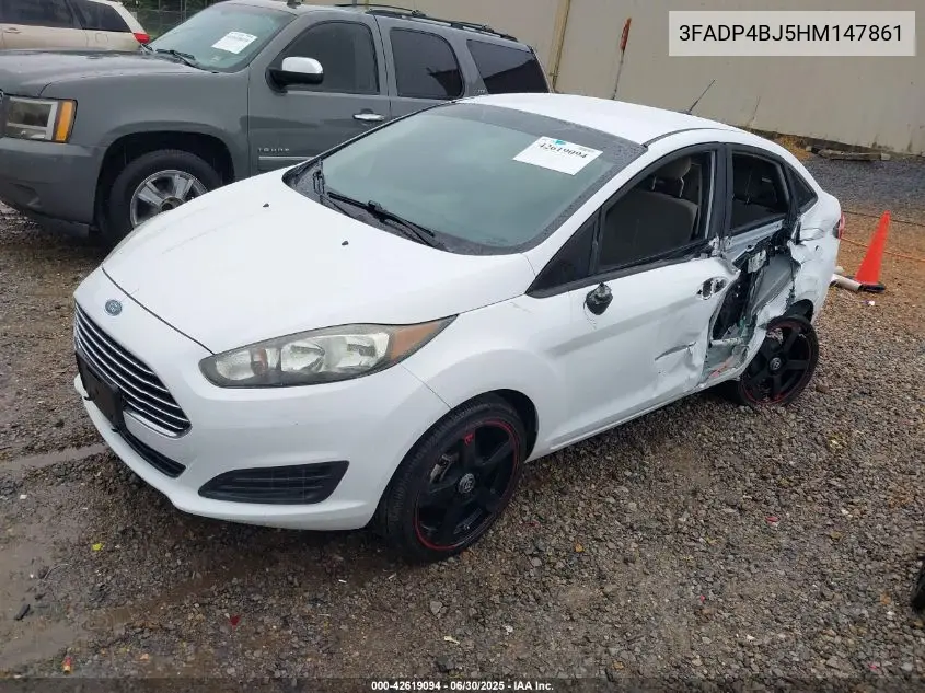 2017 Ford Fiesta Se VIN: 3FADP4BJ5HM147861 Lot: 42619094