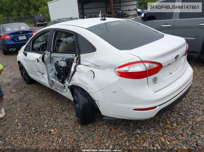 2017 Ford Fiesta Se VIN: 3FADP4BJ5HM147861 Lot: 42619094