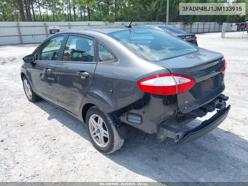 2018 Ford Fiesta Se VIN: 3FADP4BJ1JM133915 Lot: 42605866