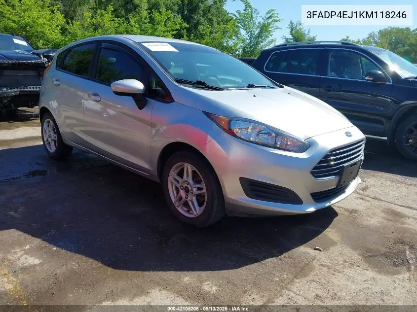 2019 Ford Fiesta Se VIN: 3FADP4EJ1KM118246 Lot: 42105208