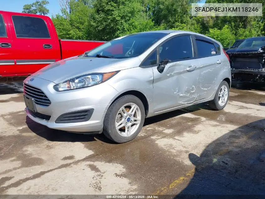 2019 Ford Fiesta Se VIN: 3FADP4EJ1KM118246 Lot: 42105208