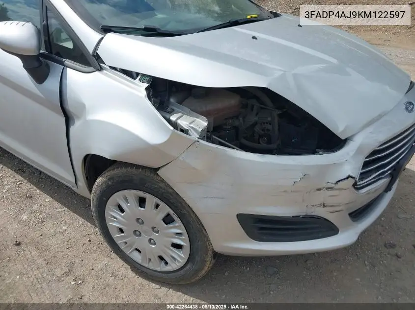 2019 Ford Fiesta S VIN: 3FADP4AJ9KM122597 Lot: 42264438