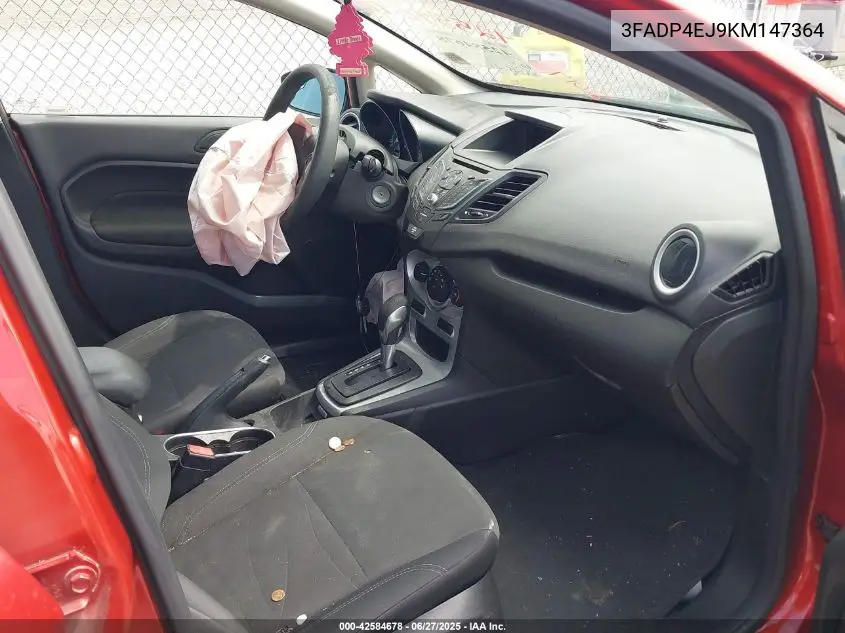 2019 Ford Fiesta Se VIN: 3FADP4EJ9KM147364 Lot: 42584678
