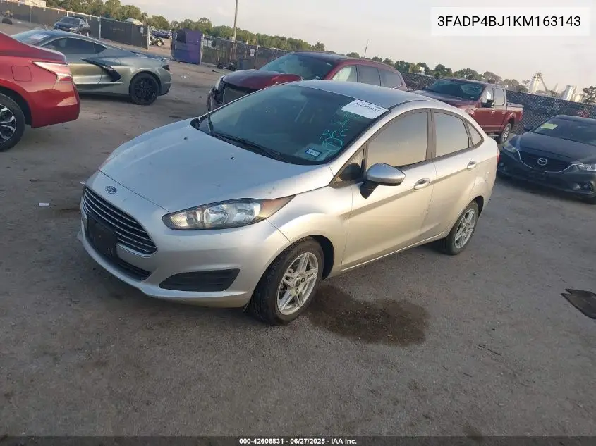 2019 Ford Fiesta Se VIN: 3FADP4BJ1KM163143 Lot: 42606831