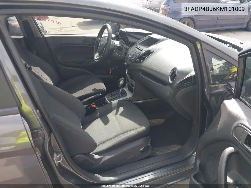 2019 Ford Fiesta Se VIN: 3FADP4BJ6KM101009 Lot: 42610693