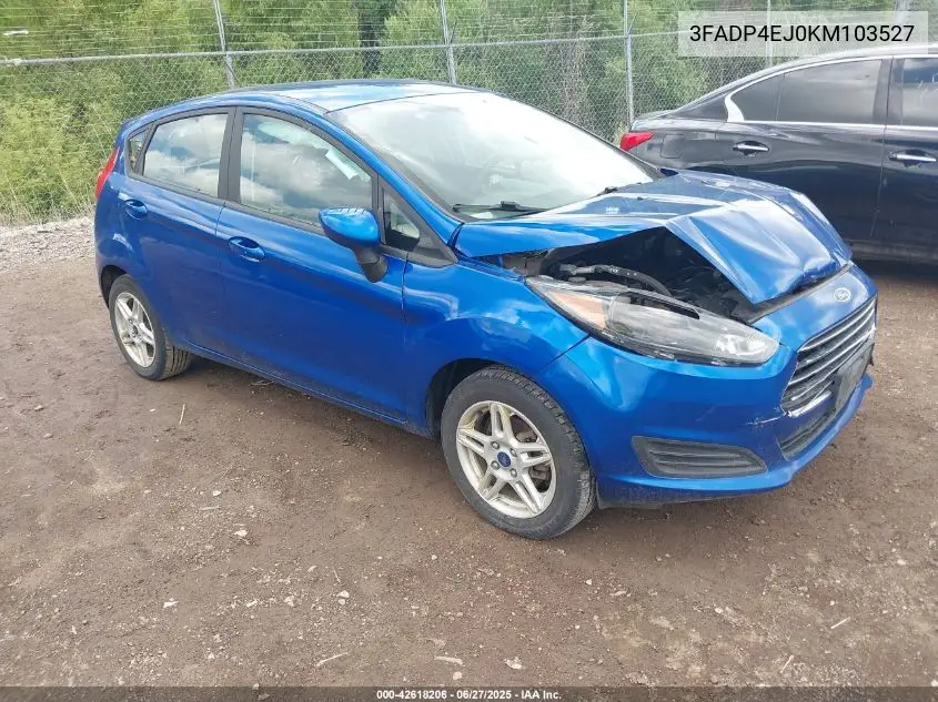 2019 Ford Fiesta Se VIN: 3FADP4EJ0KM103527 Lot: 42618206