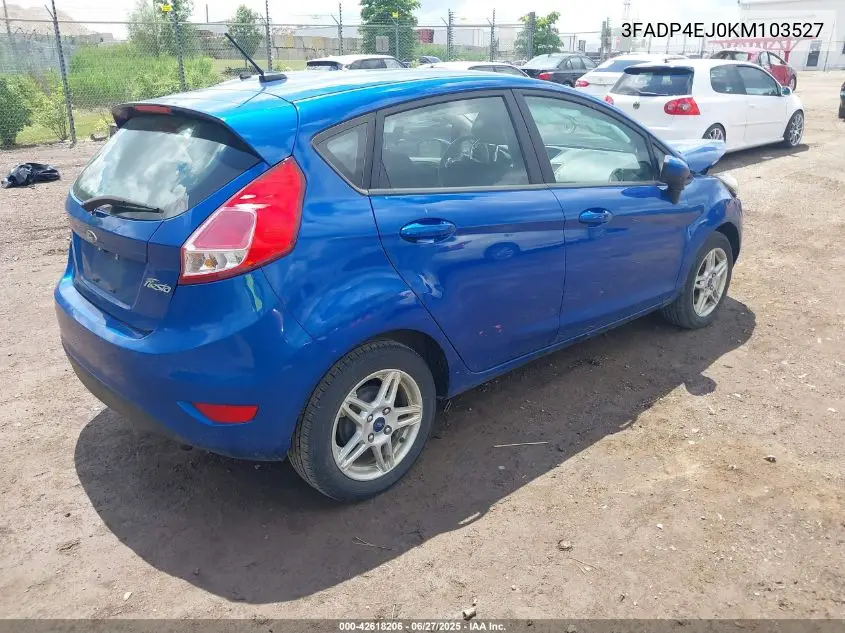 2019 Ford Fiesta Se VIN: 3FADP4EJ0KM103527 Lot: 42618206