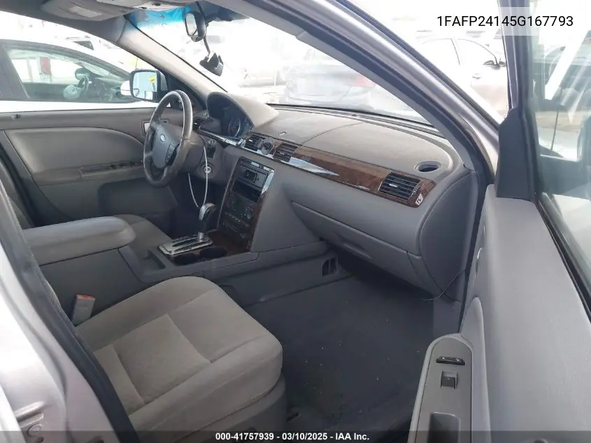 2005 Ford Five Hundred Sel VIN: 1FAFP24145G167793 Lot: 41757939