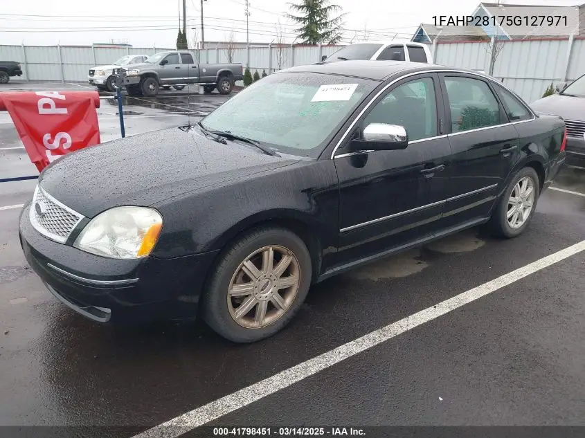 2005 Ford Five Hundred Limited VIN: 1FAHP28175G127971 Lot: 41798451