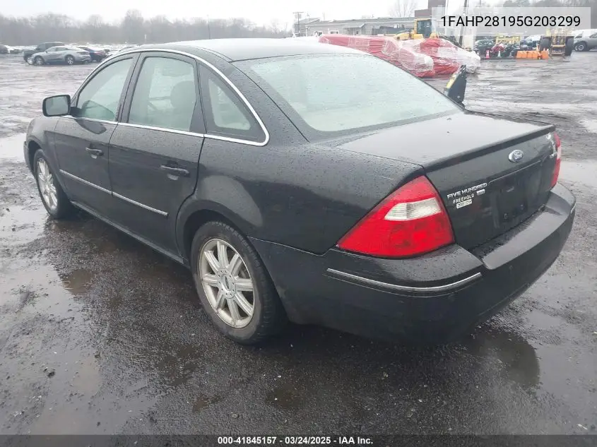 2005 Ford Five Hundred Limited VIN: 1FAHP28195G203299 Lot: 41845157