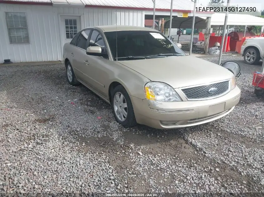 2005 Ford Five Hundred Se VIN: 1FAFP23145G127490 Lot: 42122316