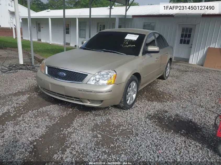 2005 Ford Five Hundred Se VIN: 1FAFP23145G127490 Lot: 42122316