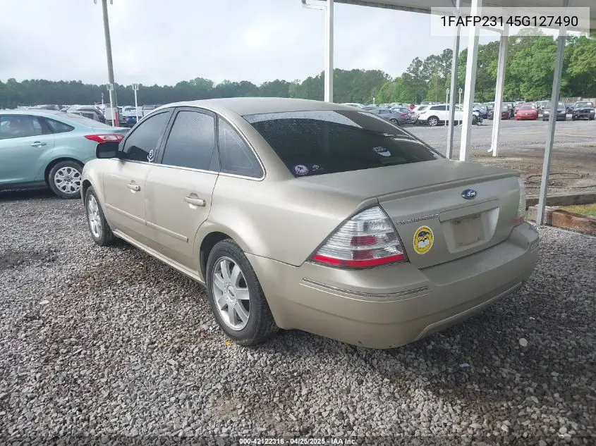 2005 Ford Five Hundred Se VIN: 1FAFP23145G127490 Lot: 42122316