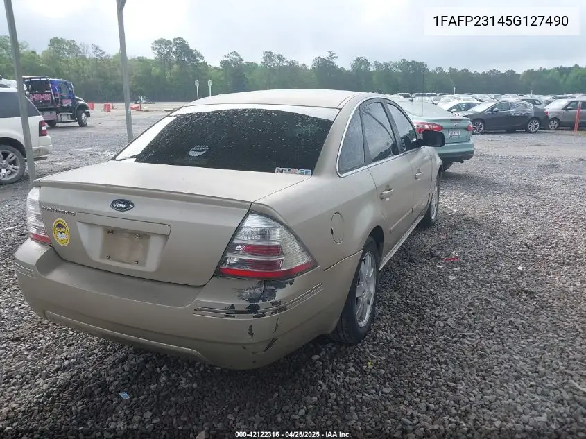2005 Ford Five Hundred Se VIN: 1FAFP23145G127490 Lot: 42122316