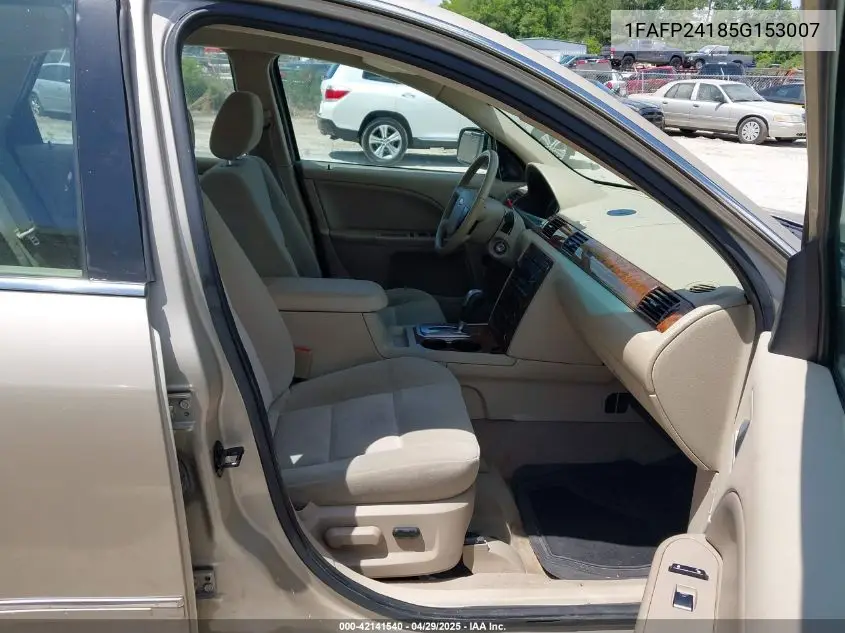 2005 Ford Five Hundred Sel VIN: 1FAFP24185G153007 Lot: 42141540