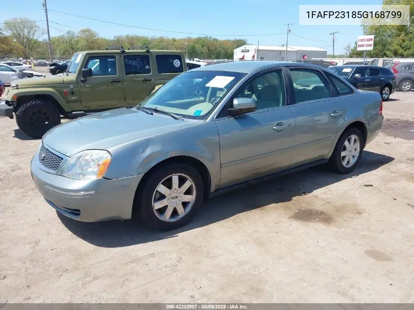 2005 Ford Five Hundred Se VIN: 1FAFP23185G168799 Lot: 42202907