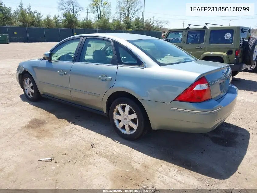 2005 Ford Five Hundred Se VIN: 1FAFP23185G168799 Lot: 42202907