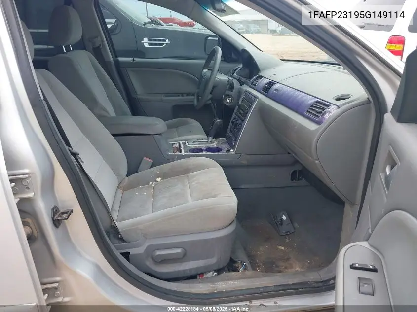 2005 Ford Five Hundred Se VIN: 1FAFP23195G149114 Lot: 42228184