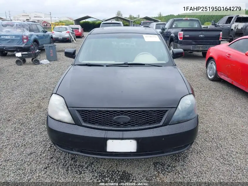 2005 Ford Five Hundred Limited VIN: 1FAHP25195G164279 Lot: 42346336