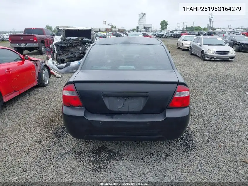 2005 Ford Five Hundred Limited VIN: 1FAHP25195G164279 Lot: 42346336