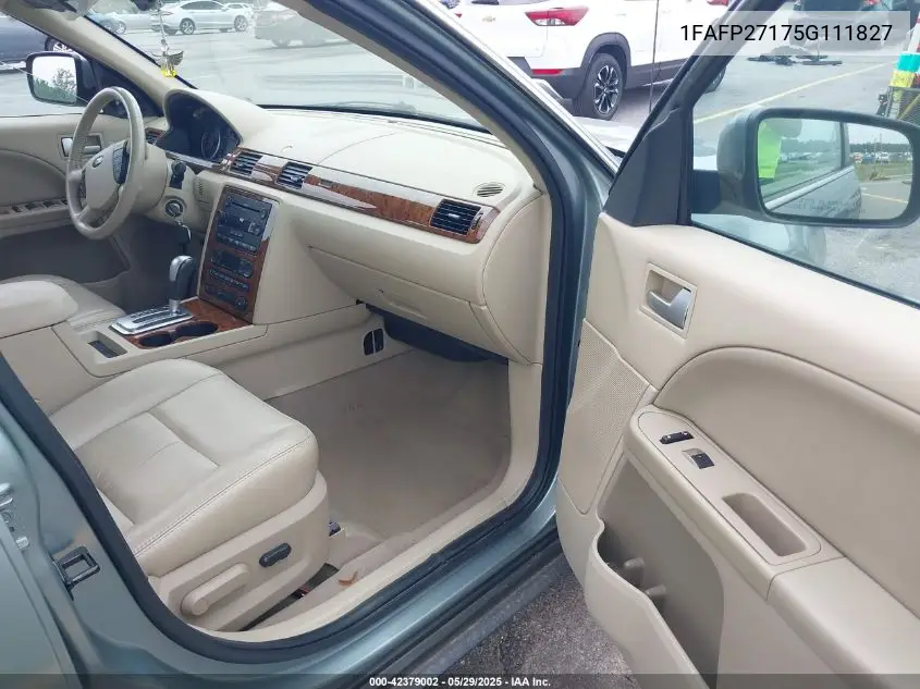 2005 Ford Five Hundred Sel VIN: 1FAFP27175G111827 Lot: 42379002