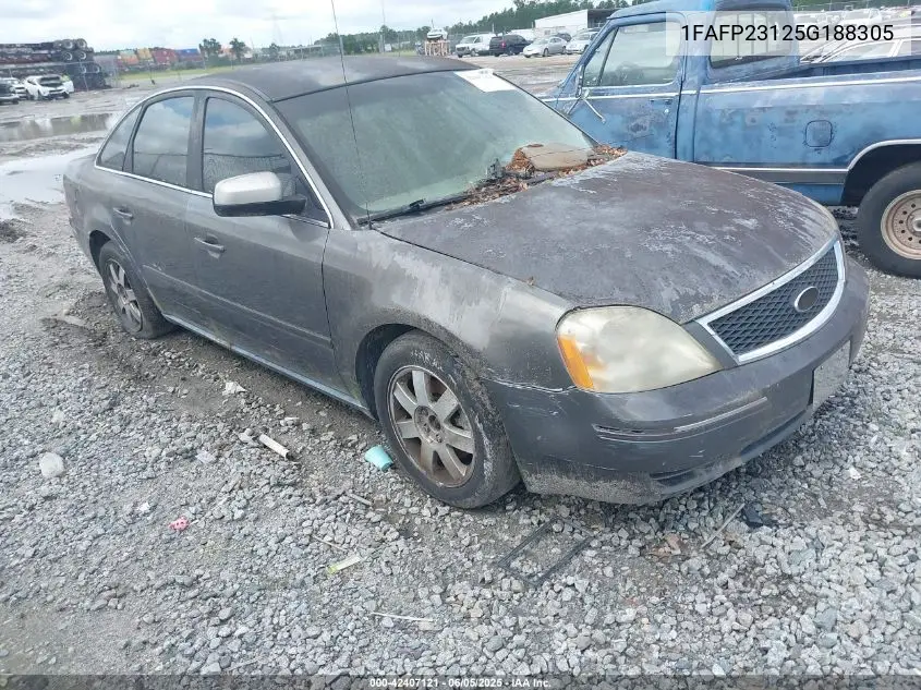 2005 Ford Five Hundred Se VIN: 1FAFP23125G188305 Lot: 42407121