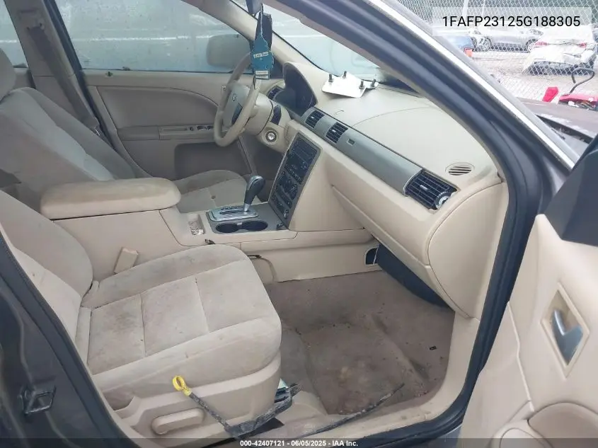 2005 Ford Five Hundred Se VIN: 1FAFP23125G188305 Lot: 42407121