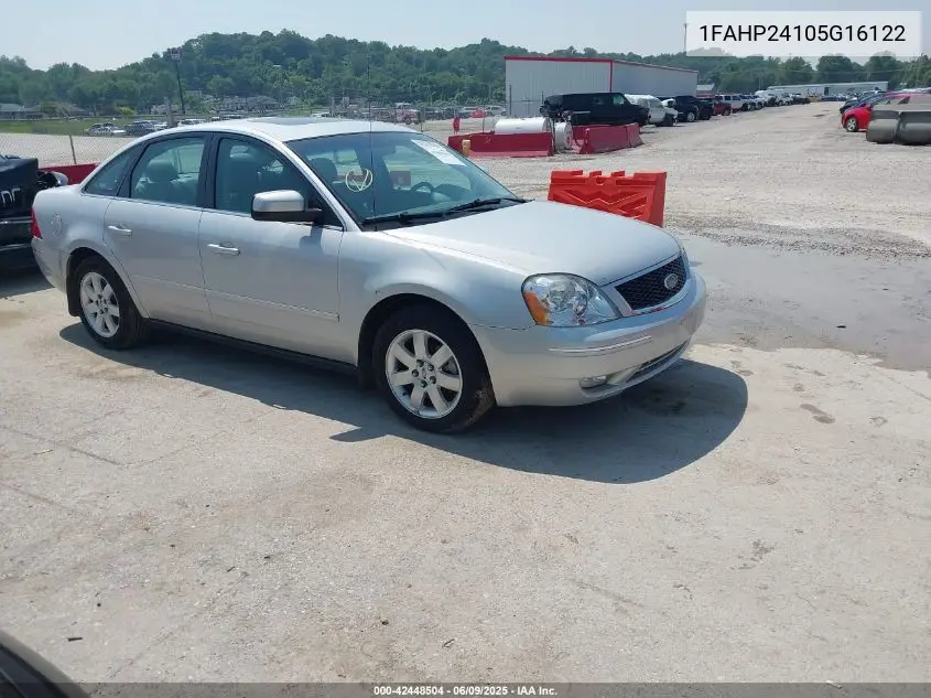 2005 Ford Five Hundred Sel VIN: 1FAHP24105G16122 Lot: 42448504