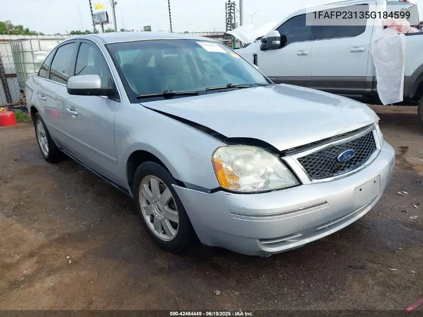 2005 Ford Five Hundred Se VIN: 1FAFP23135G184599 Lot: 42464449