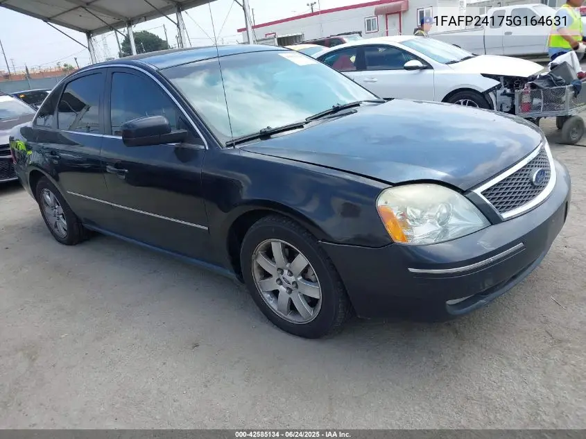 2005 Ford Five Hundred Sel VIN: 1FAFP24175G164631 Lot: 42585134