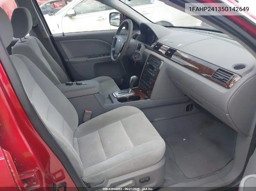 2005 Ford Five Hundred Sel VIN: 1FAHP24135G142649 Lot: 42608253