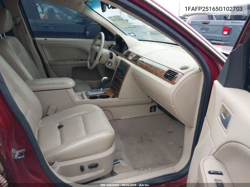 2005 Ford Five Hundred Limited VIN: 1FAFP25165G102703 Lot: 42622400