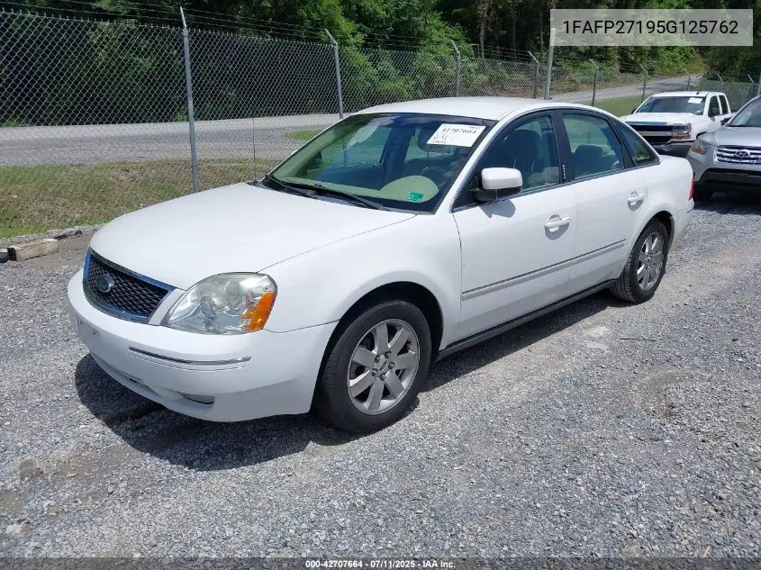 2005 Ford Five Hundred Sel VIN: 1FAFP27195G125762 Lot: 42707664