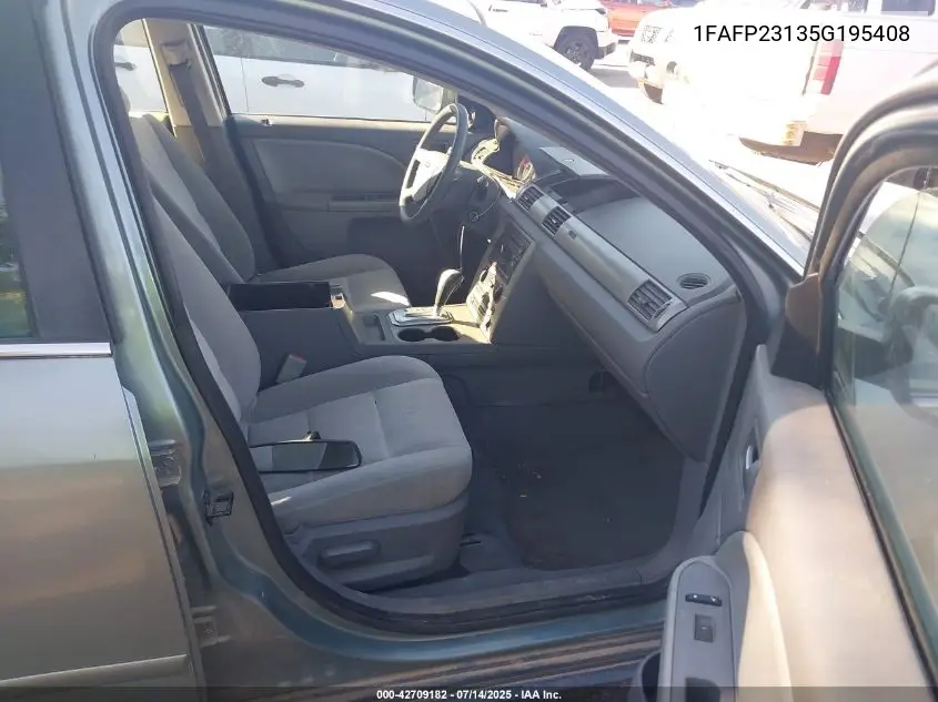 2005 Ford Five Hundred Se VIN: 1FAFP23135G195408 Lot: 42709182
