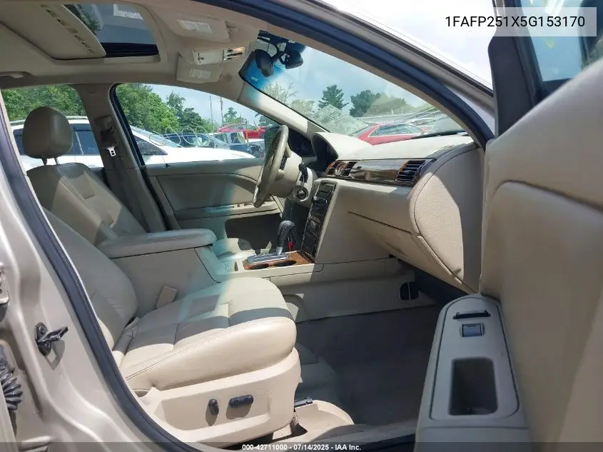 2005 Ford Five Hundred Limited VIN: 1FAFP251X5G153170 Lot: 42711000