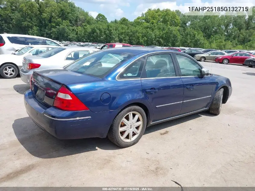 1FAHP25185G132715 2005 Ford Five Hundred Limited