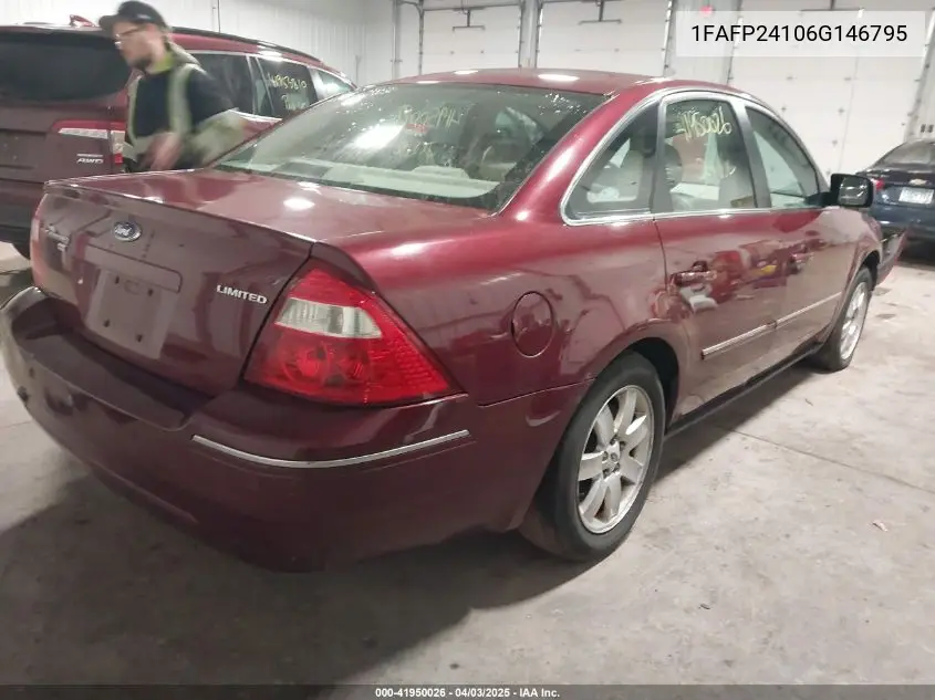 2005 Ford Five Hundred Limited VIN: 1FAFP28195G107776 Lot: 41950026