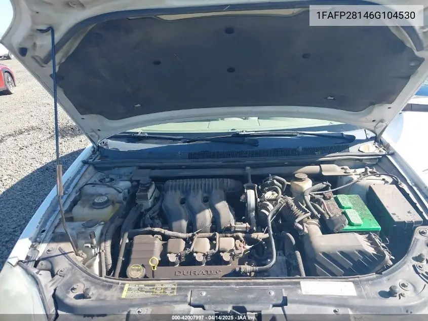 2006 Ford Five Hundred Limited VIN: 1FAFP28146G104530 Lot: 42007997