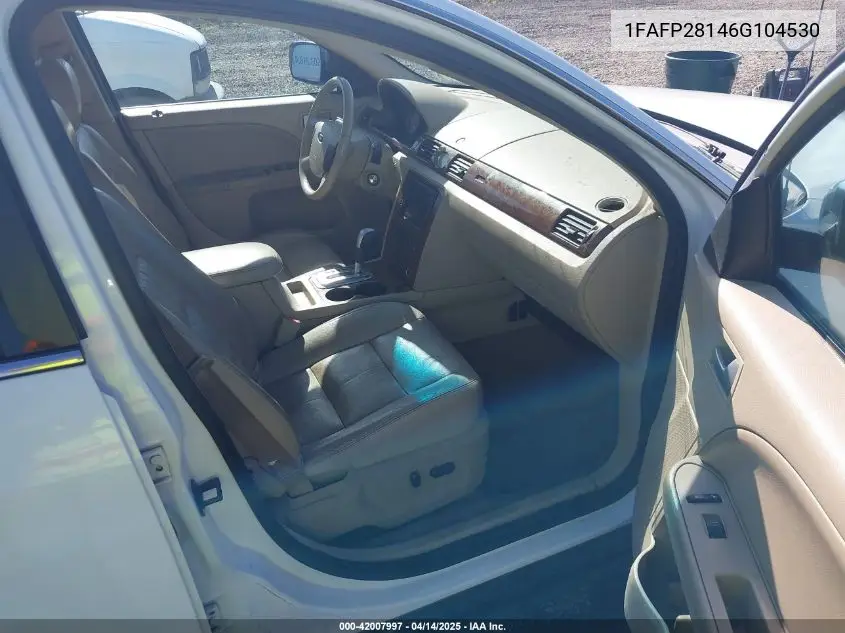 2006 Ford Five Hundred Limited VIN: 1FAFP28146G104530 Lot: 42007997