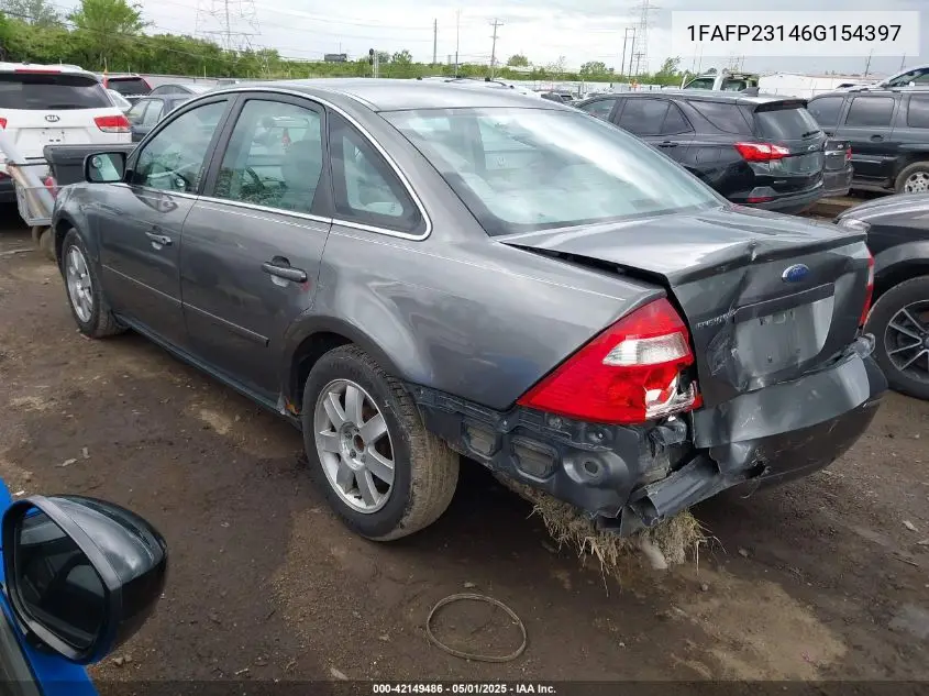 2006 Ford Five Hundred Se VIN: 1FAFP23146G154397 Lot: 42149486