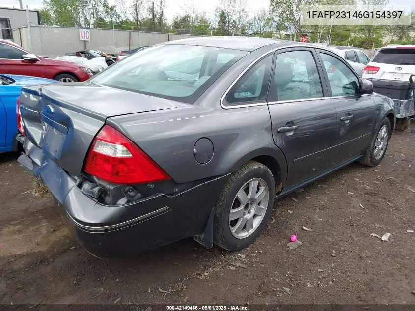 2006 Ford Five Hundred Se VIN: 1FAFP23146G154397 Lot: 42149486