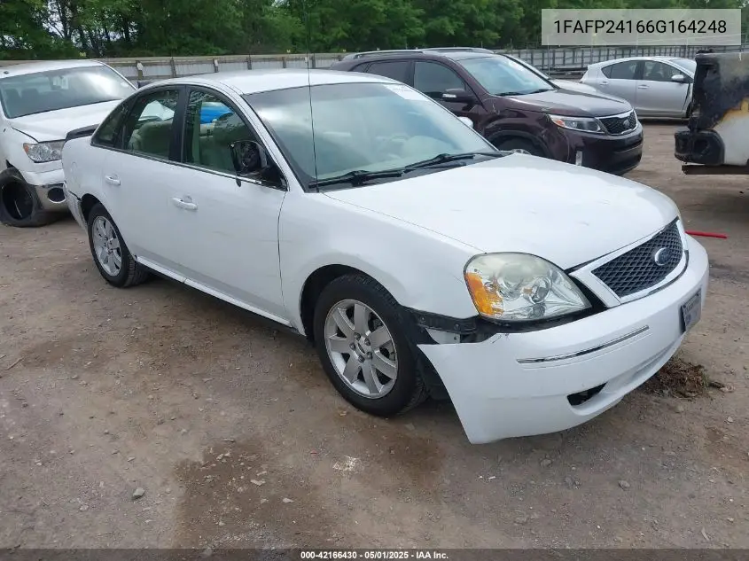 2006 Ford Five Hundred Sel VIN: 1FAFP24166G164248 Lot: 42166430