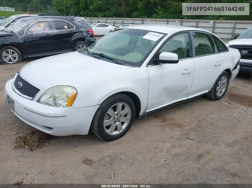 2006 Ford Five Hundred Sel VIN: 1FAFP24166G164248 Lot: 42166430