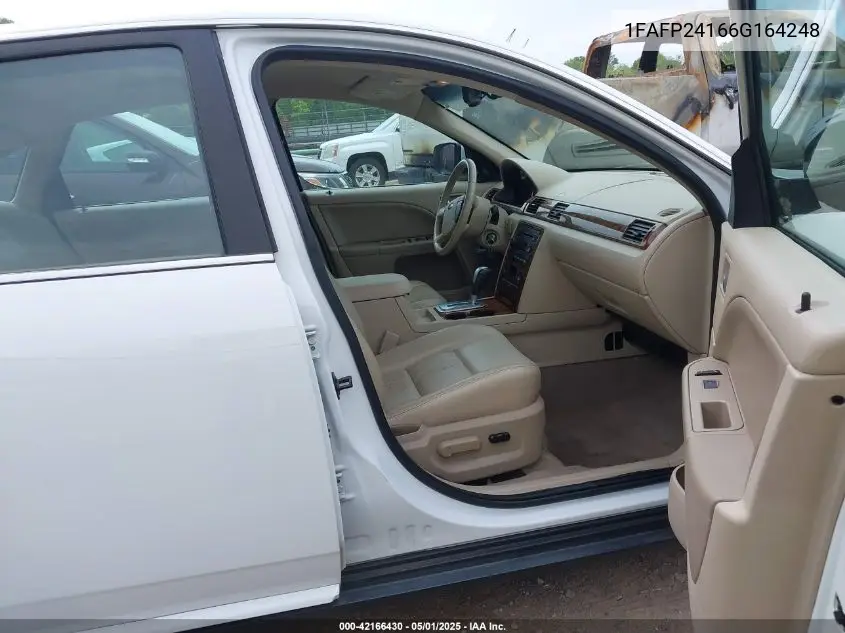 2006 Ford Five Hundred Sel VIN: 1FAFP24166G164248 Lot: 42166430