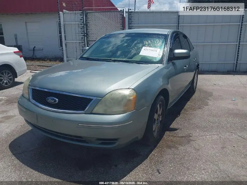 2006 Ford Five Hundred Se VIN: 1FAFP23176G168312 Lot: 42175828