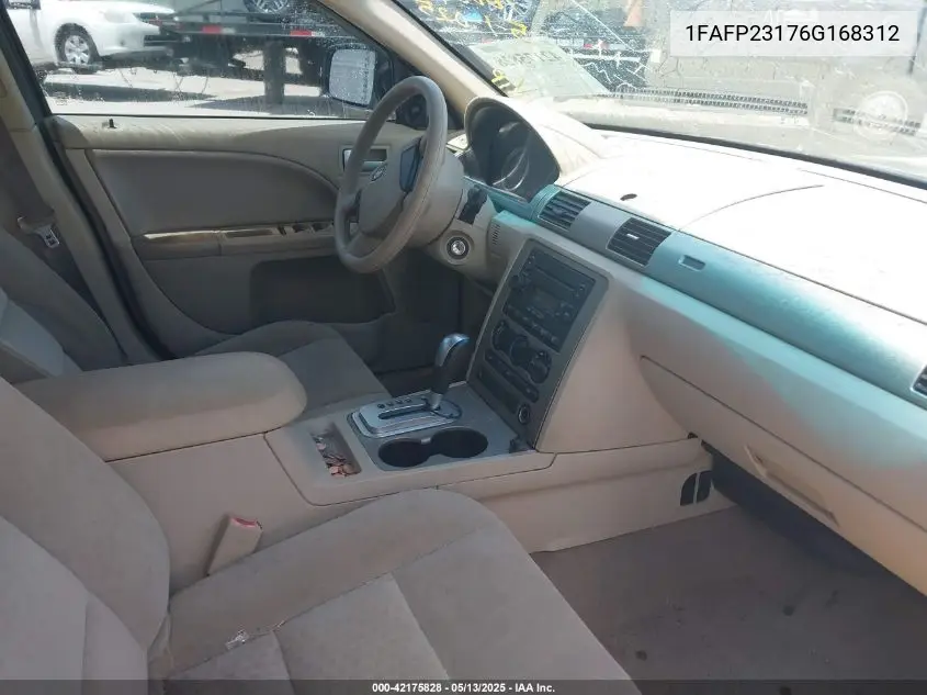 2006 Ford Five Hundred Se VIN: 1FAFP23176G168312 Lot: 42175828