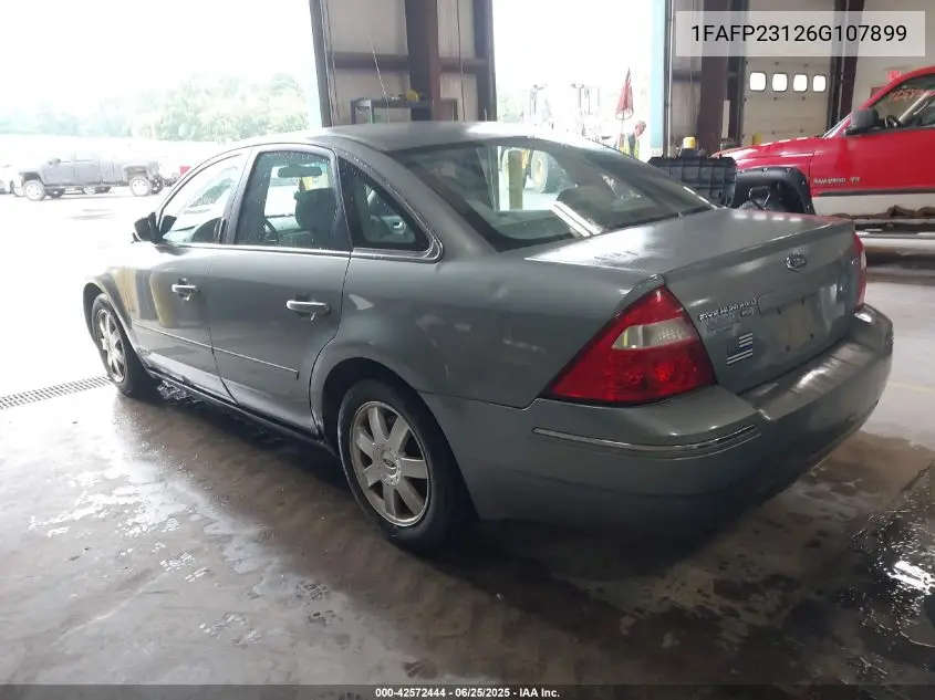 2006 Ford Five Hundred Se VIN: 1FAFP23126G107899 Lot: 42572444