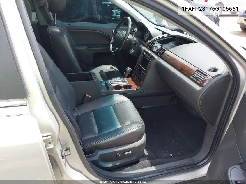 2006 Ford Five Hundred Limited VIN: 1FAFP28176G106661 Lot: 42577370